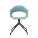 Chaise Lady B Scab Design pivotante avec coque en technopolymère