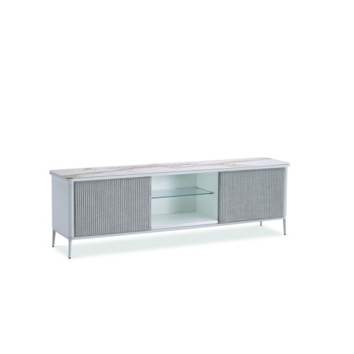 Lea H55 Midj Buffet portes recouvertes