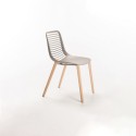 Mini Wood Casprini Chaise avec pieds en bois