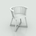 Gray 24 Gervasoni Fauteuil en bois