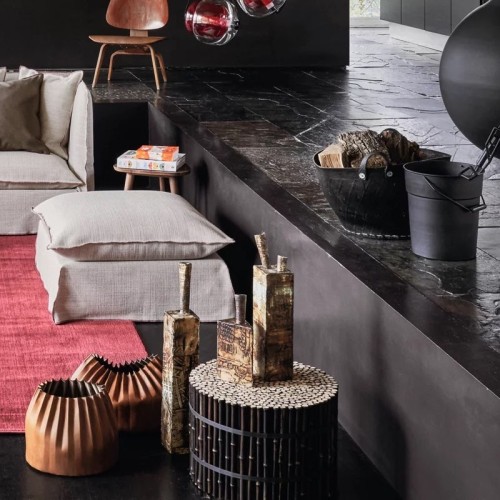 Black Gervasoni Pouf