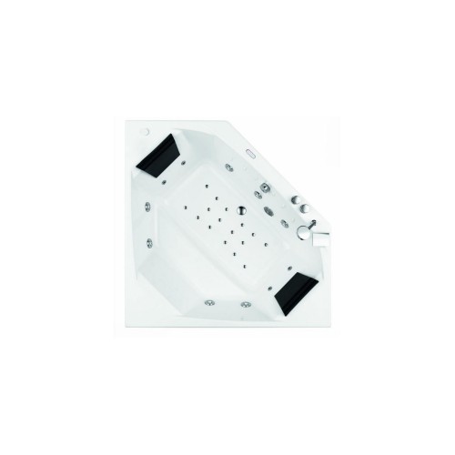 Eden d'angle Glass 1989 Baignoire jacuzzi