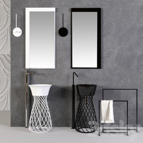 Wire Hidra Ceramica Lavabo moderne salle de bain