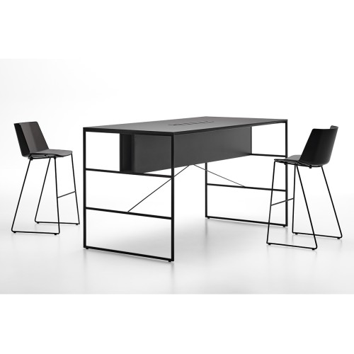 Aiku MDF Italia Tabouret pieds en métal