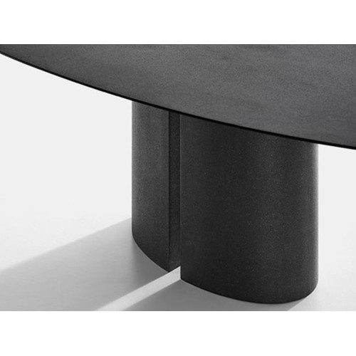 Table NVL MDF Italia avec plateau en marbre