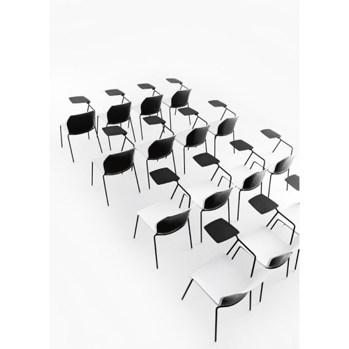 Kalea Kastel Chaise de bureau avec tablette anti-panique