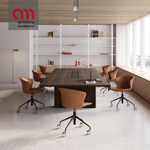 Kicca Plus Kastel Chaise de bureau gas avec roues