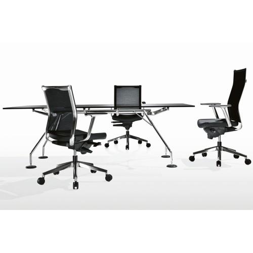 Kosmo Mesh Kastel Chaise de bureau ergonomiques avec accoudoirs