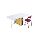 Archimede Pezzani Table Console  avec chaises