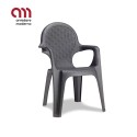 Intrecciata Scab Chaise avec accoudoirs