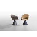 Lyz Potocco Fauteuil avec base conique