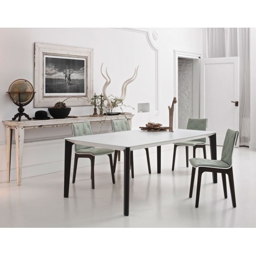 Alfa Bontempi Chaise en bois avec coussin