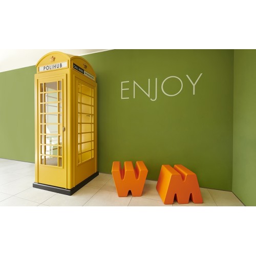 Double U Slide Tabouret