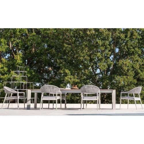 Table de Jardin Dolmen low Varaschin