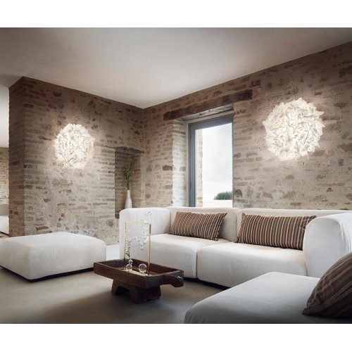 Lampe de plafond salon design Veli Foliage Slamp