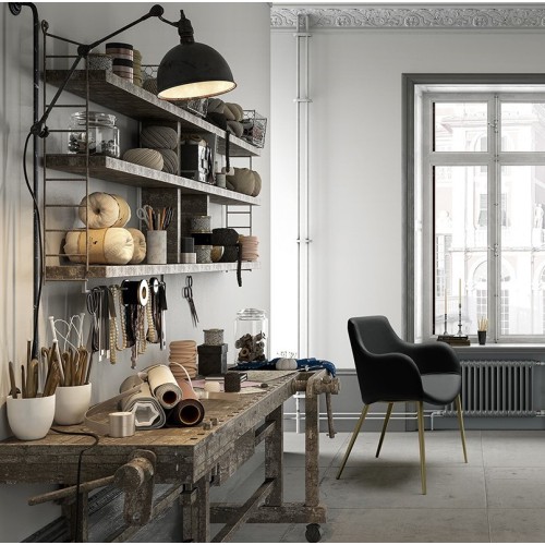 Duke Zamagna Chaise avec accoudoirs