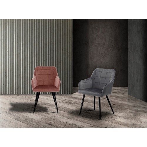 Denver Tomasucci Fauteuil en métal peint