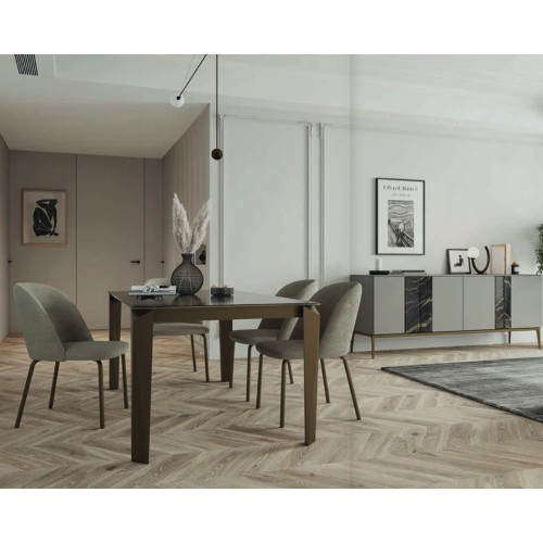 Orange Zamagna Chaise siège rembourré