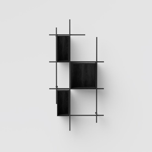 Bibliothèque Libra Pezzani 0/72-2 conteneurs en stratifié