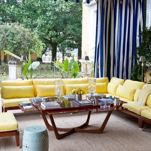 C'est La Vie Unopiù Table basse avec étagères rabattables