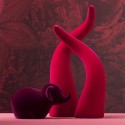 Sculpture décorative Corno Velvet en céramique Adriani e Rossi