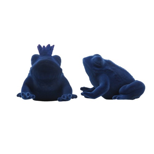 Sculpture décorative Prince et Queen Velvet en céramique Adriani e Rossi