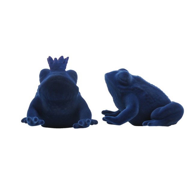 Sculpture décorative Prince et Queen Velvet en céramique Adriani e Rossi