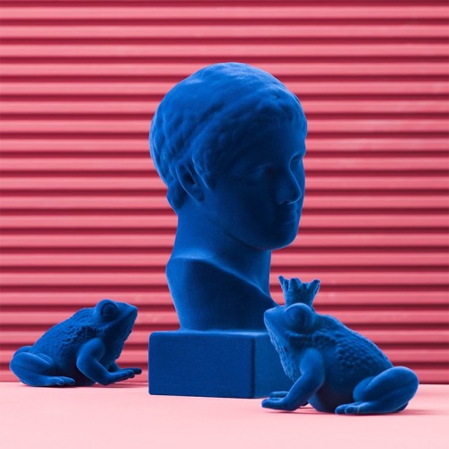 Sculpture décorative Prince et Queen Velvet en céramique Adriani e Rossi