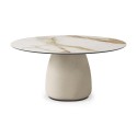 Botero Keramik Round Cattelan Italia Table moderne