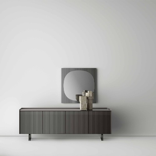 Buffet Aterea Tonelli Design avec portes en verre miroir
