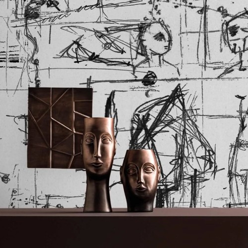 Vase sculpture Habibi et Amal Adriani e Rossi