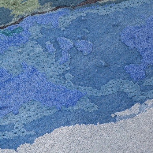 Tappeto Mohebban Tactile Blue