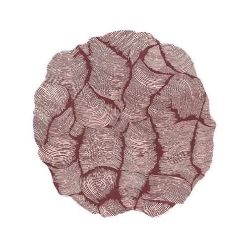 Tappeto Mohebban Oceano Round cinnamon