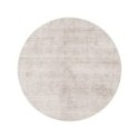 Tapis Mohebban Pure Round Offwhite en soie de bambou