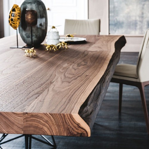 Table salle a manger Gordon Deep Wood Cattelan Italia