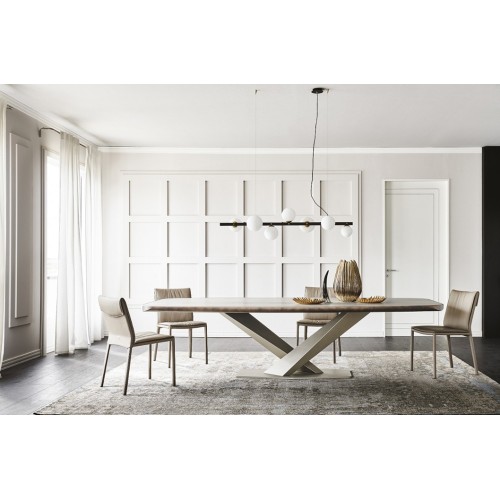 Table de cuisine Stratos Keramik Cattelan Italia