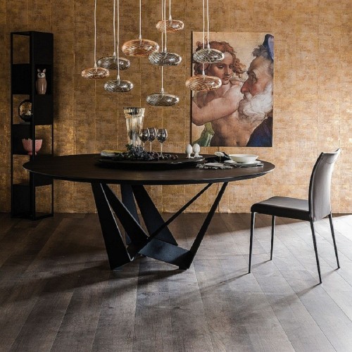 Table de cuisine Skorpio Round Cattelan Italia