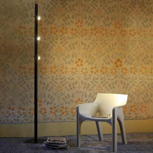 Lampe LED sur pied orientable Calabrone - Martinelli Luce