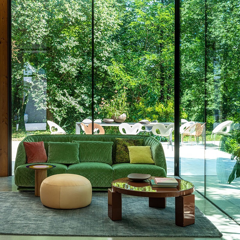 Table basse ronde Shiny Gogan Moroso Offres et Prix en Ligne