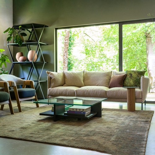 Theo Moroso table basse en verre transparent - Prix en ligne