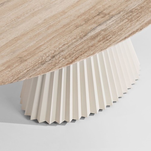 Table ovale Plissé Midj – Prix avantageux en ligne