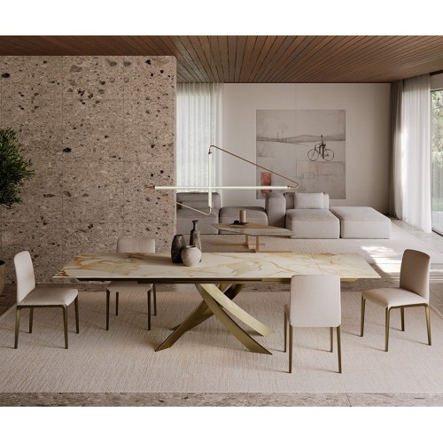 Chaise Opera Bontempi – Rembourrée en cuir ou tissu