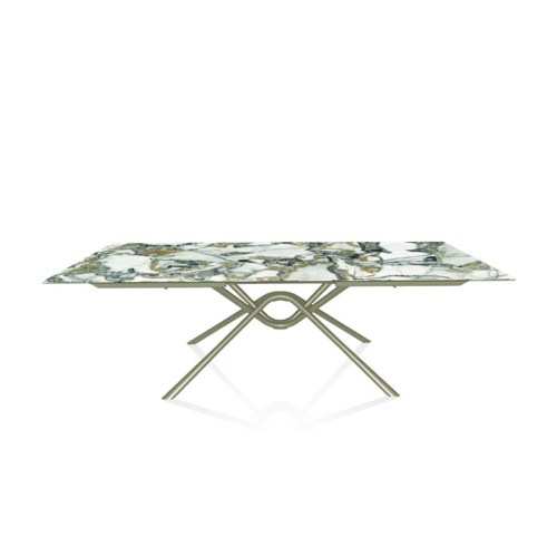 Table extensible Bontempi Hunter rectangulaire - Arredare Moderno