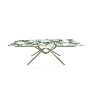 Table extensible Bontempi Hunter rectangulaire - Arredare Moderno