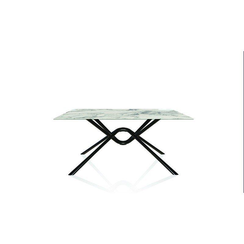 Table rectangulaire fixe Hunter Bontempi Casa
