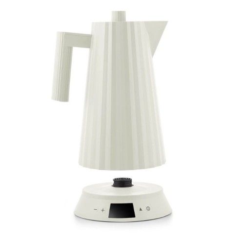 Bouilloire à température réglable Plissé Alessi