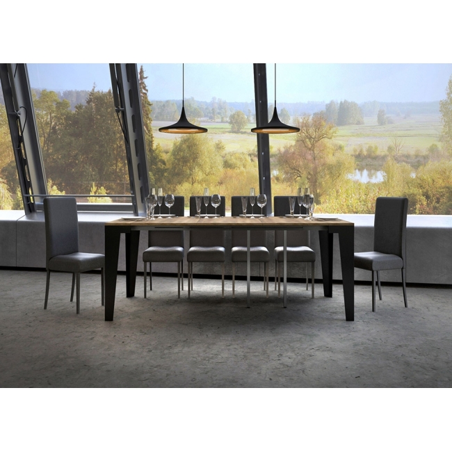 Table Console Flame Evolution Itamoby Cadre Anthracite