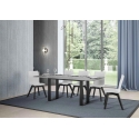 Table Tecno Double Itamoby cadre anthracite