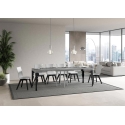 Table Paxon Itamoby extensible cadre anthracite