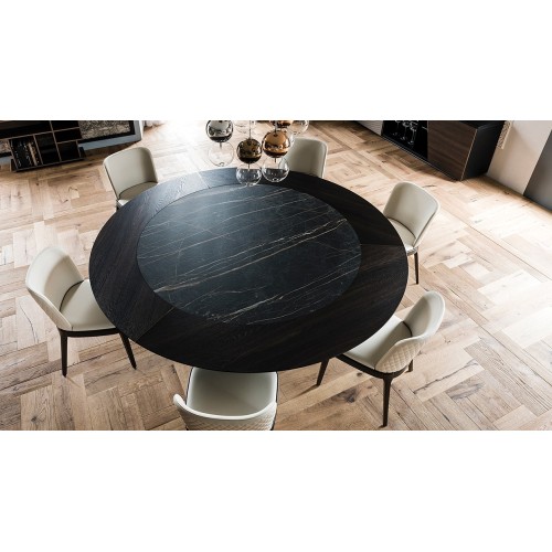 Table de cuisine Skorpio Round Ker-Wood Cattelan Italia